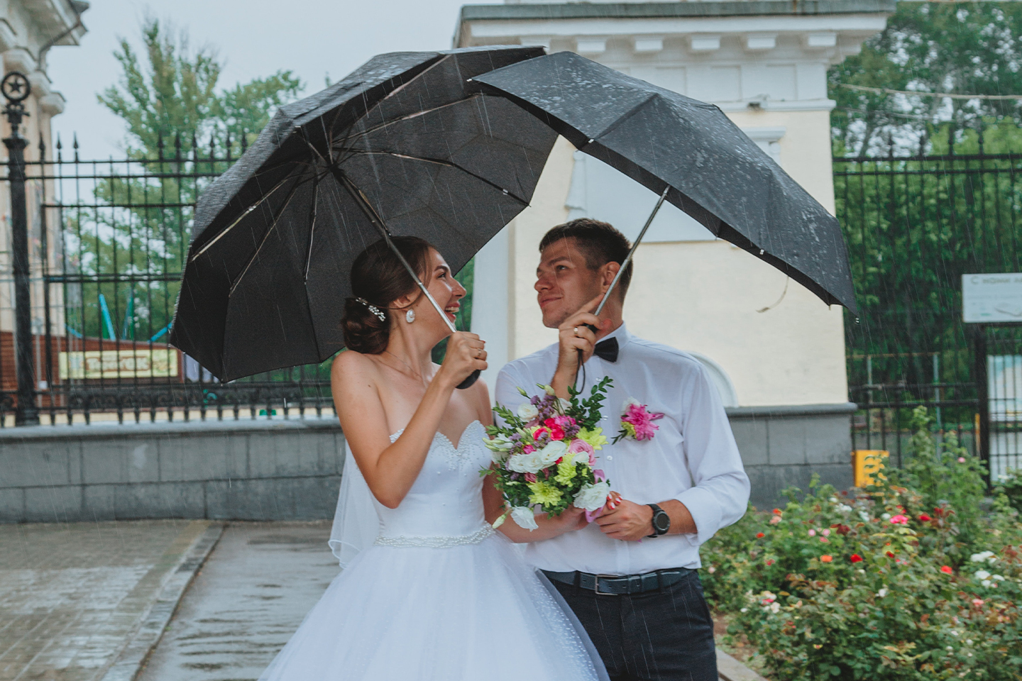 Eine Hochzeit ist auch trotz Regen möglich